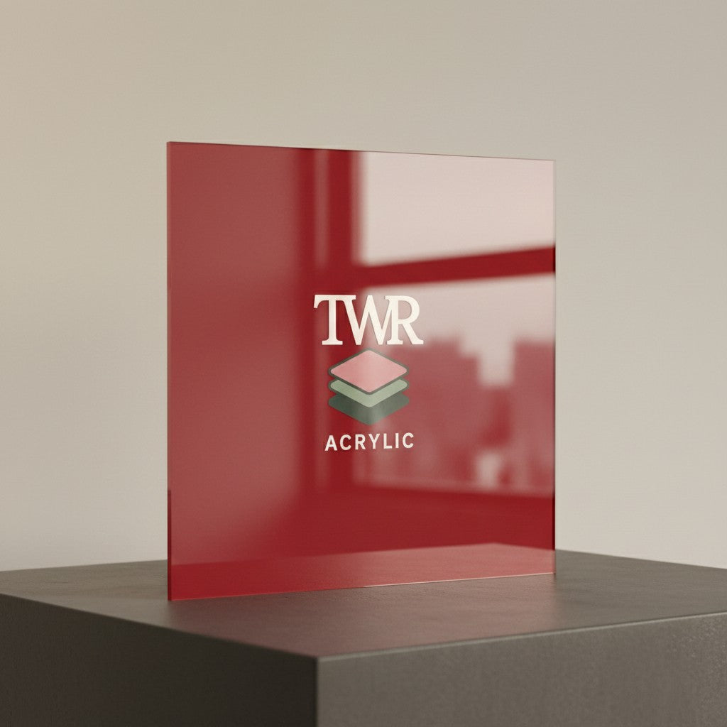 Pomegranate Cast Acrylic Sheets (2.5mm) – Gloss Finish