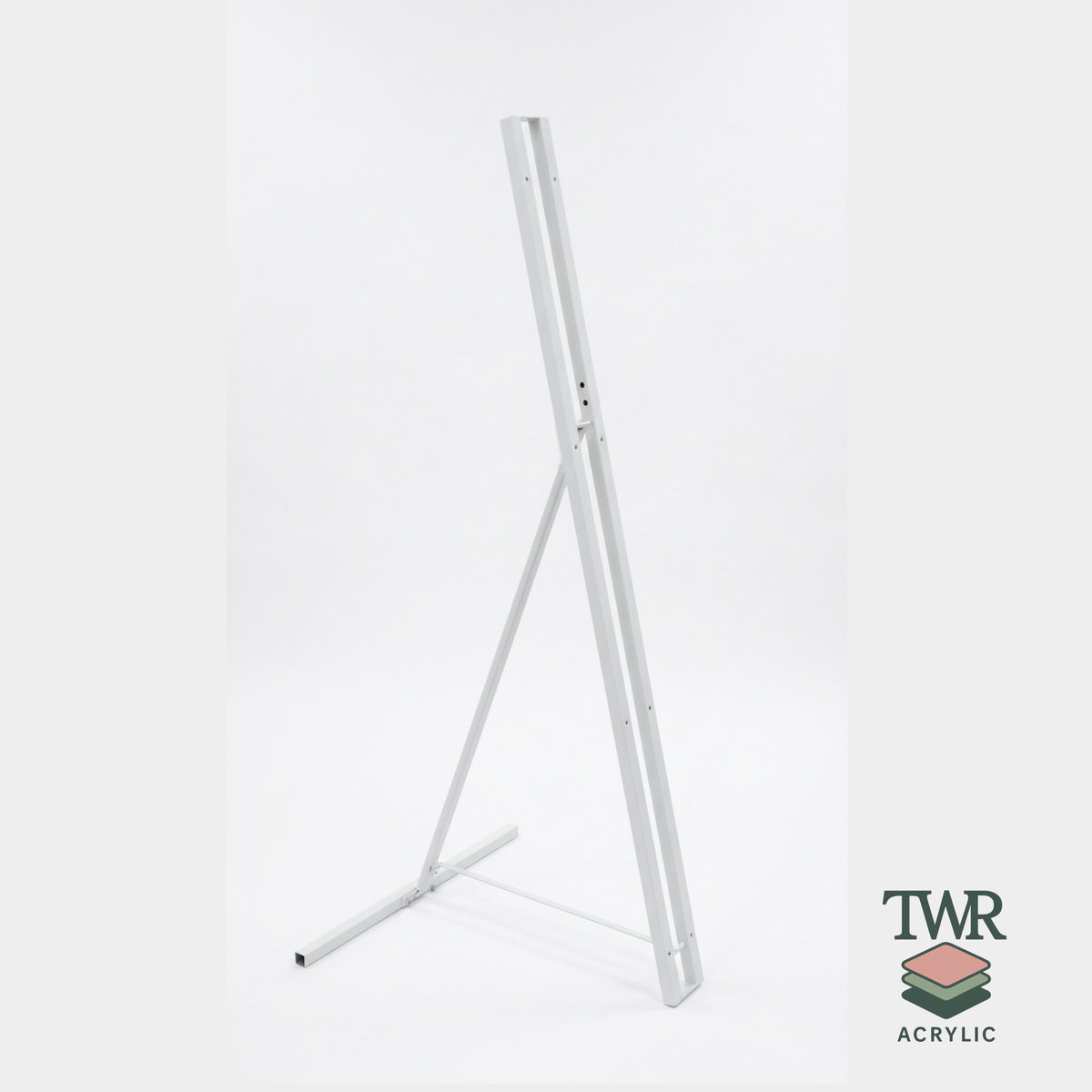 White Metal A-Frame Sign Stand 90cm — Display Stand for Acrylic Signs, Events & Retail