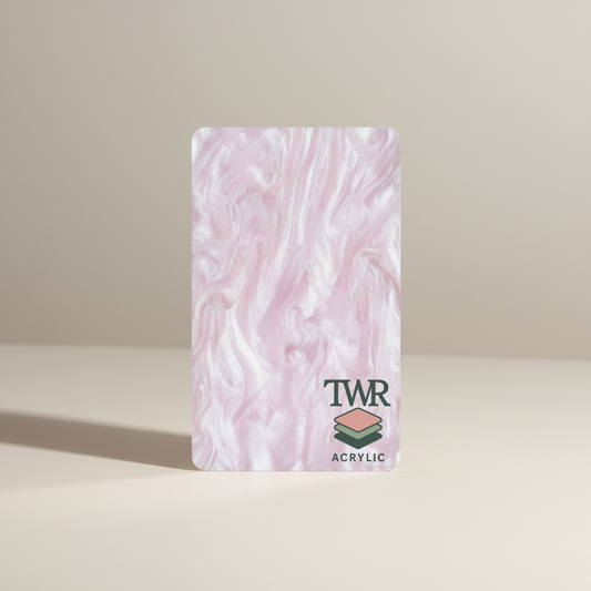 Blush Pink Pearl Cast Acrylic Sheet (3mm)