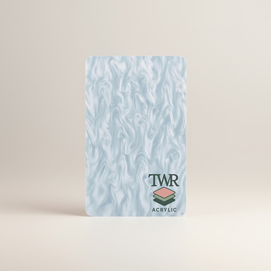Powder Blue Pearl Cast Acrylic Sheet (3mm)