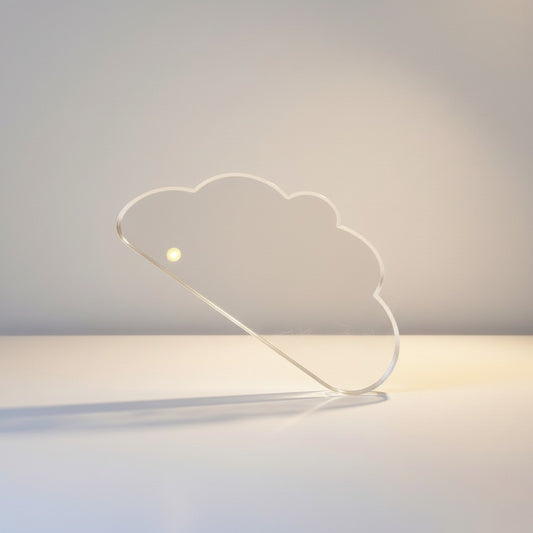 Cloud Acrylic Blank (17cm x 9.8cm) - Premium Craft Acrylic Blank