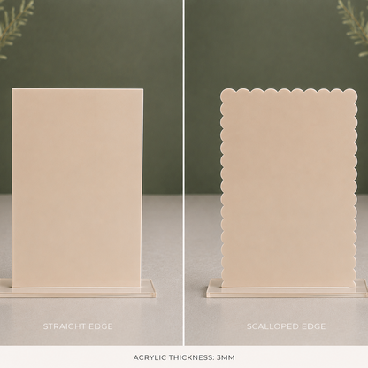 Rectangle Acrylic Blank – A5 – Premium Acrylic Craft Blank