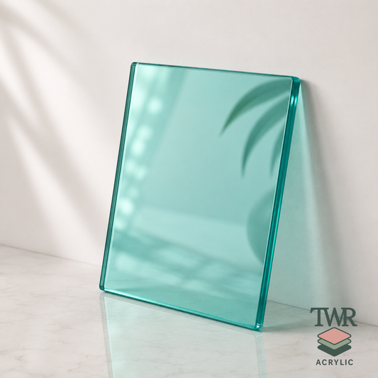 Sea Glass Translucent Cast Acrylic Sheets (3mm) Gloss Finish