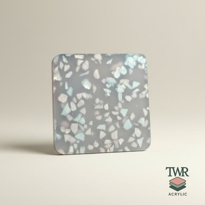 Confetti Terrazzo Cast Acrylic Sheet (3mm)