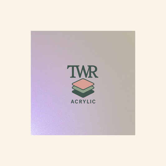 Violet White Iridescent Acrylic Sheet (3mm)