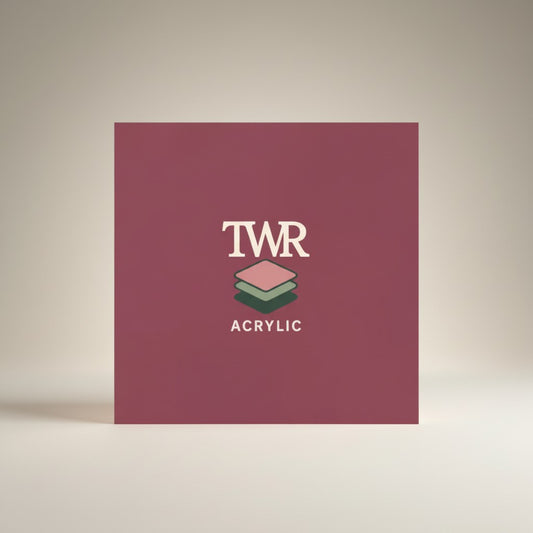 Wild Rhubarb Dual-Sided Gloss / Matte Cast Acrylic Sheet (3mm)