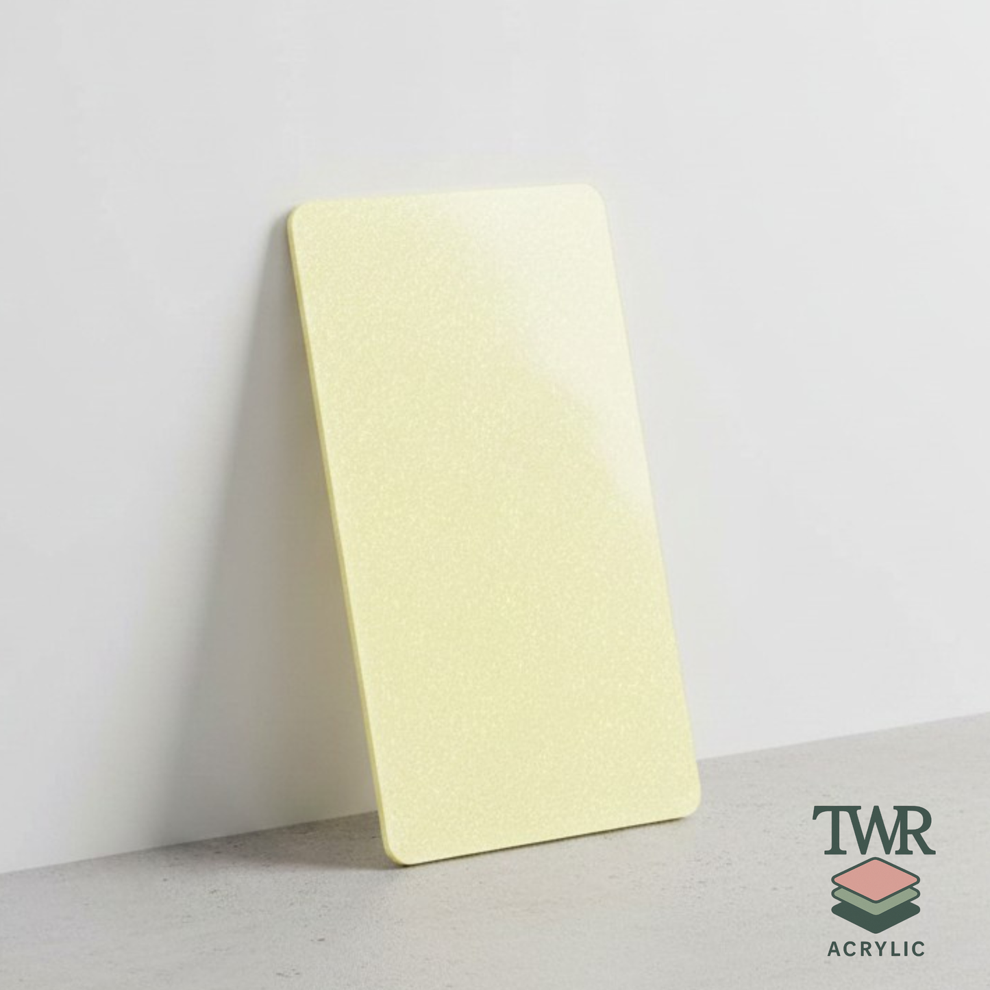 Yellow Shimmer Cast Acrylic Sheets (3mm) – Gloss Finish