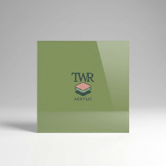 Olive Dual-Sided Gloss / Matte Cast Acrylic Sheet (3mm)
