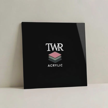 Black Gloss Cast Acrylic Sheet (3mm)
