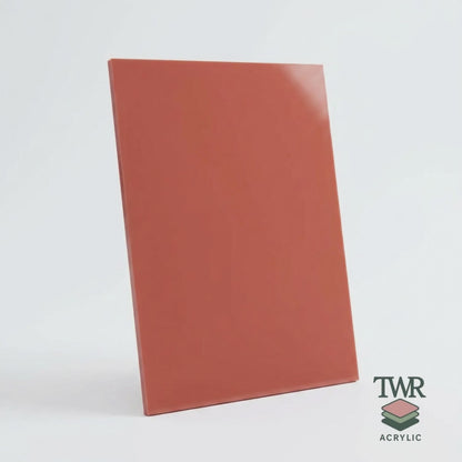 Paprika Dual-Sided Gloss / Matte Cast Acrylic Sheet (3mm)