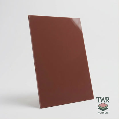 Cocoa Dual-Sided Gloss / Matte Cast Acrylic Sheet (3mm)