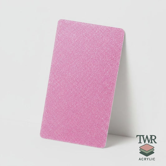 Pink Shimmer Cast Acrylic Sheets (3mm) – Gloss Finish